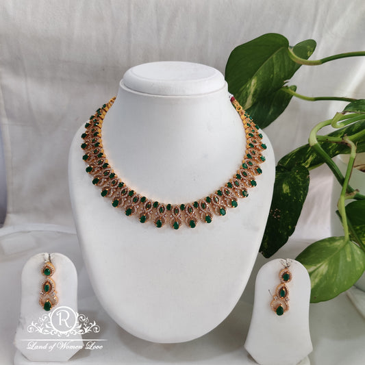 earrings 92.5 silver jewelry short necklace set rcvo64 92.5 silver ramala jewelry / ramala collections