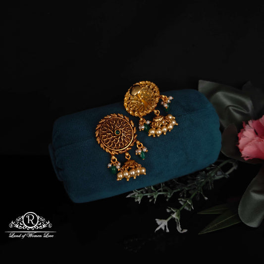 Nakshi Silver Earrings-RCM1018