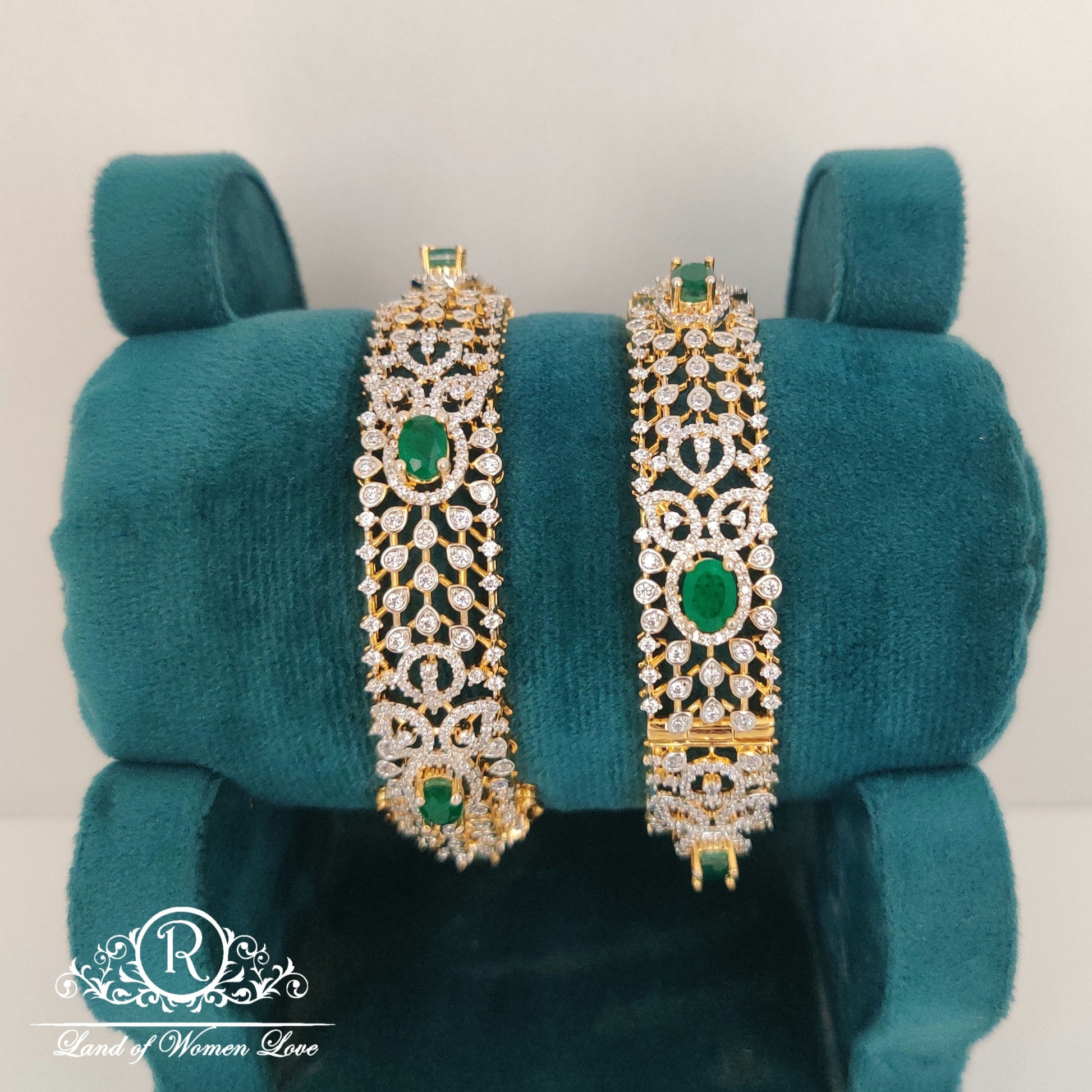 bangle diamond finishing silver bangles-rc85-90cp030 92.5 silver ramala jewelry / ramala collections