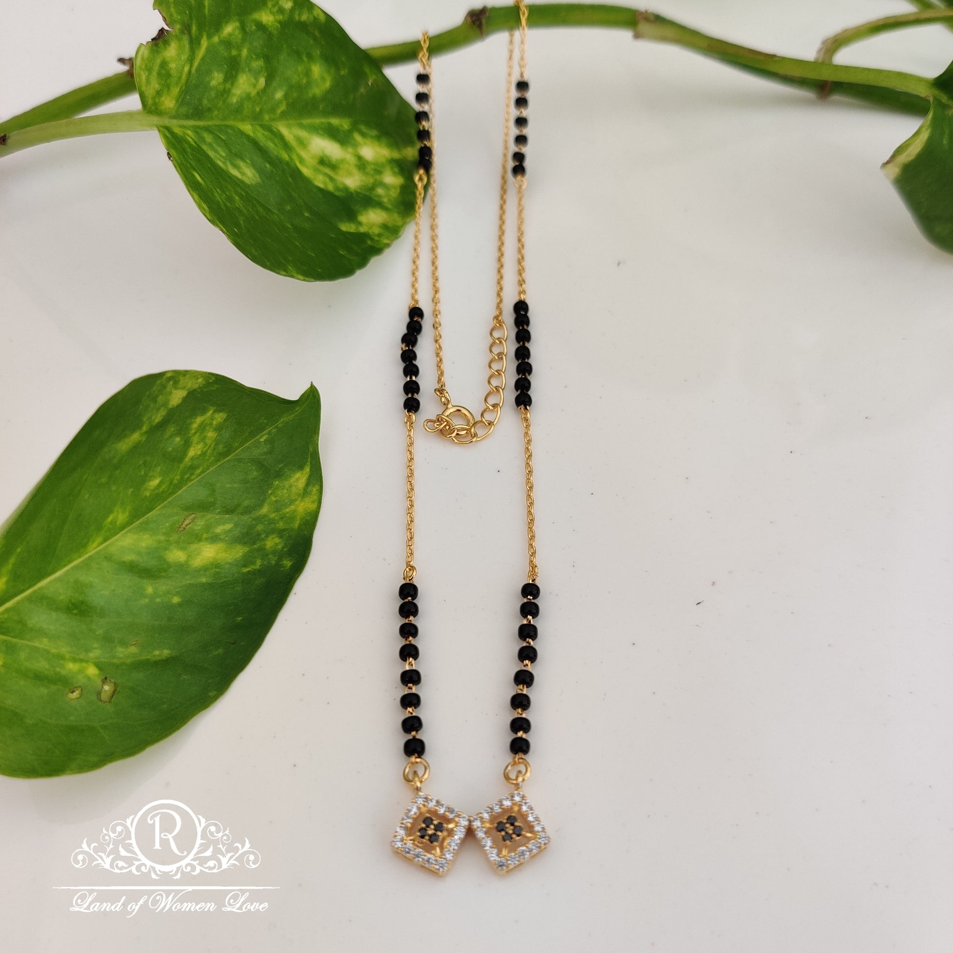 pendant simple and cute black beads chain collection ã¢å“⨠with fixed pendant "18-rct99 92.5 silver ramala jewelry / ramala collections