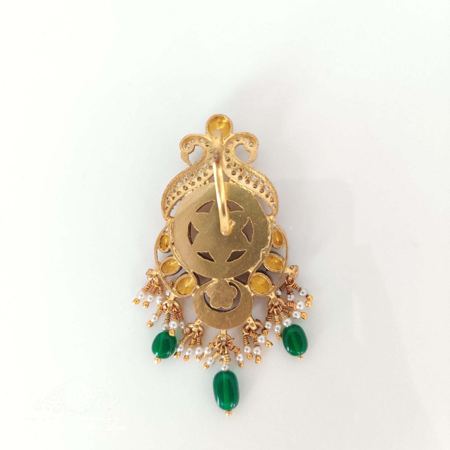 Kundan Silver pendant-RC85-105CP03