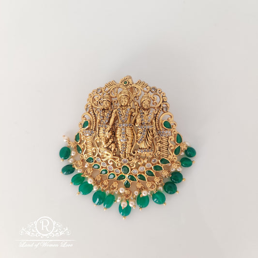 pendant beautiful silver ram parivar pendant -rchk0073 92.5 silver ramala jewelry / ramala collections