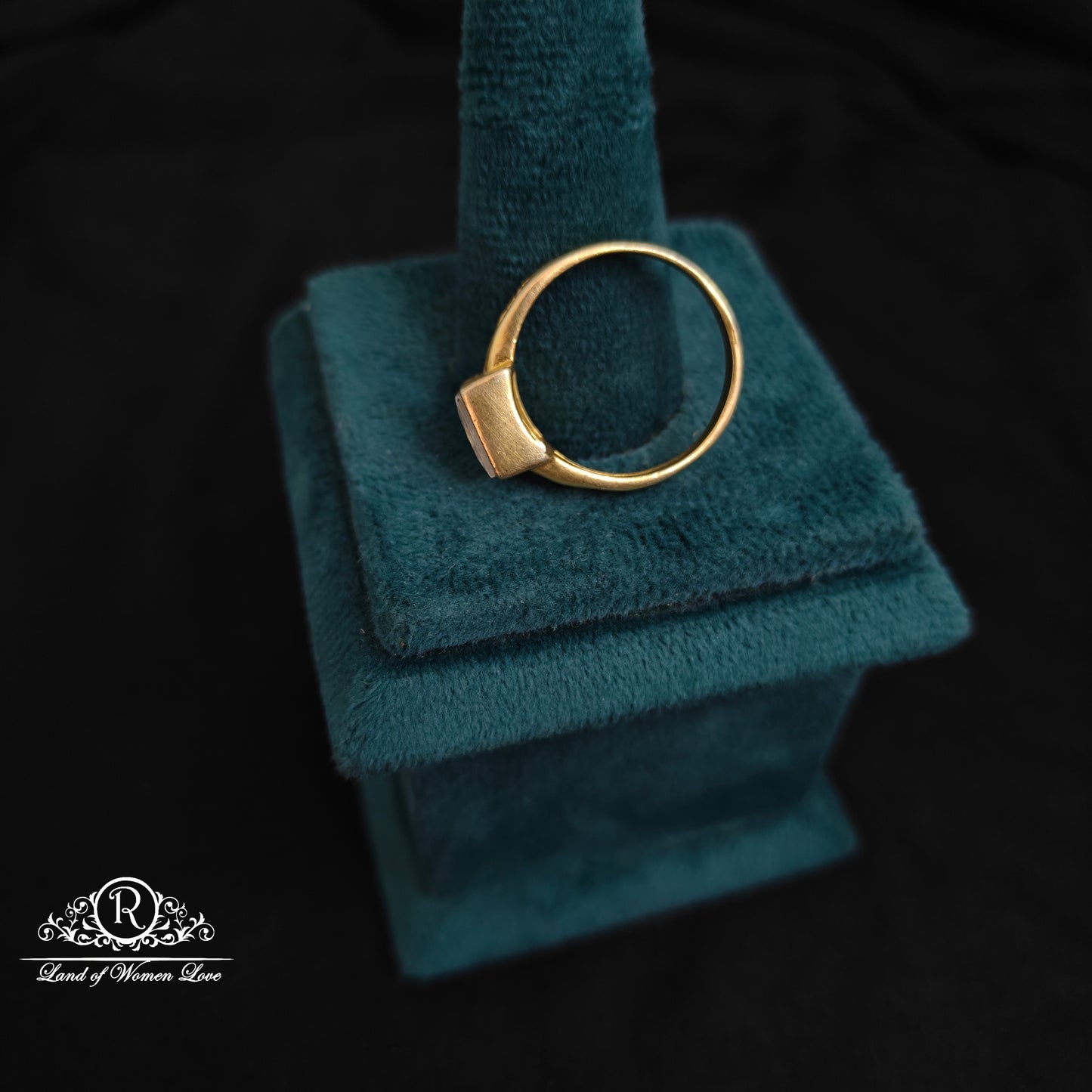 92.5 Silver White Stone Ring-RCT336