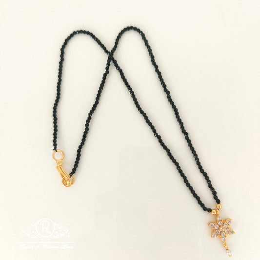 crystals silver black beads-rchk0065 92.5 silver ramala jewelry / ramala collections