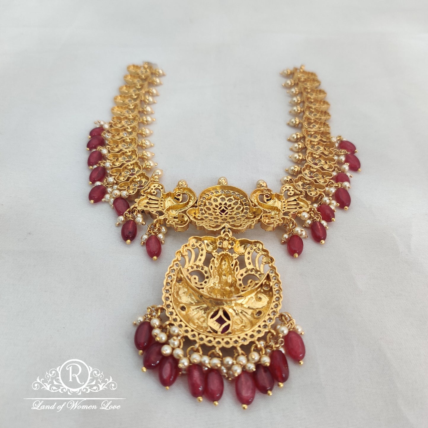 Beautiful Original CZ- Silver Necklace-RCM901