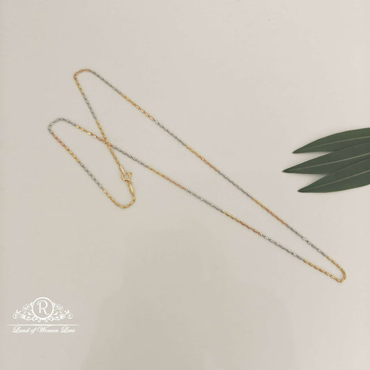 chain imported italian 3 tone chain-rcg301 92.5 silver ramala jewelry / ramala collections