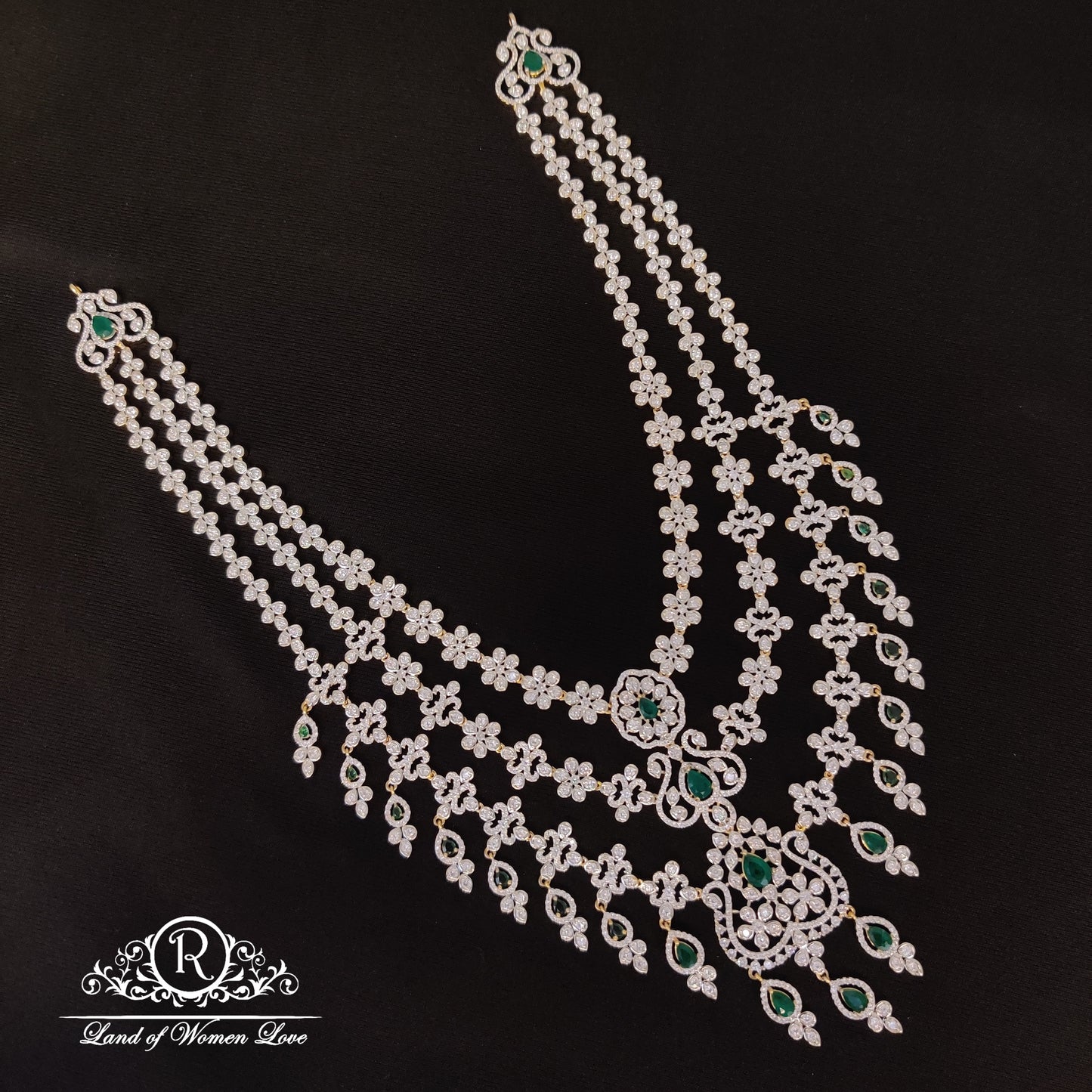 Unique design diamond finishing Silver Haram-RC85-90CP01