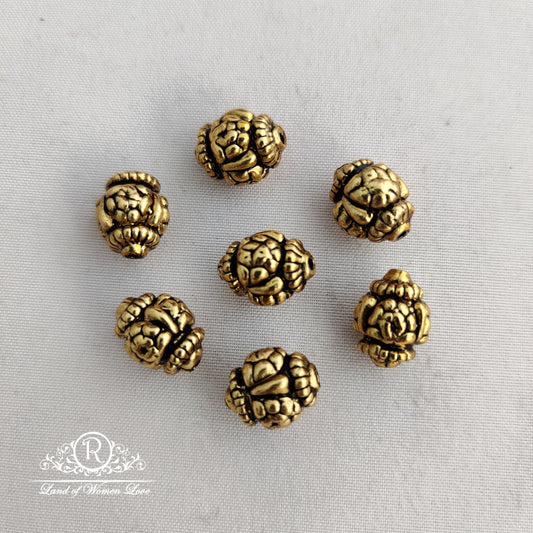 silver base gold polish nakshi ball :rcp005 92.5 silver ramala jewelry / ramala collections