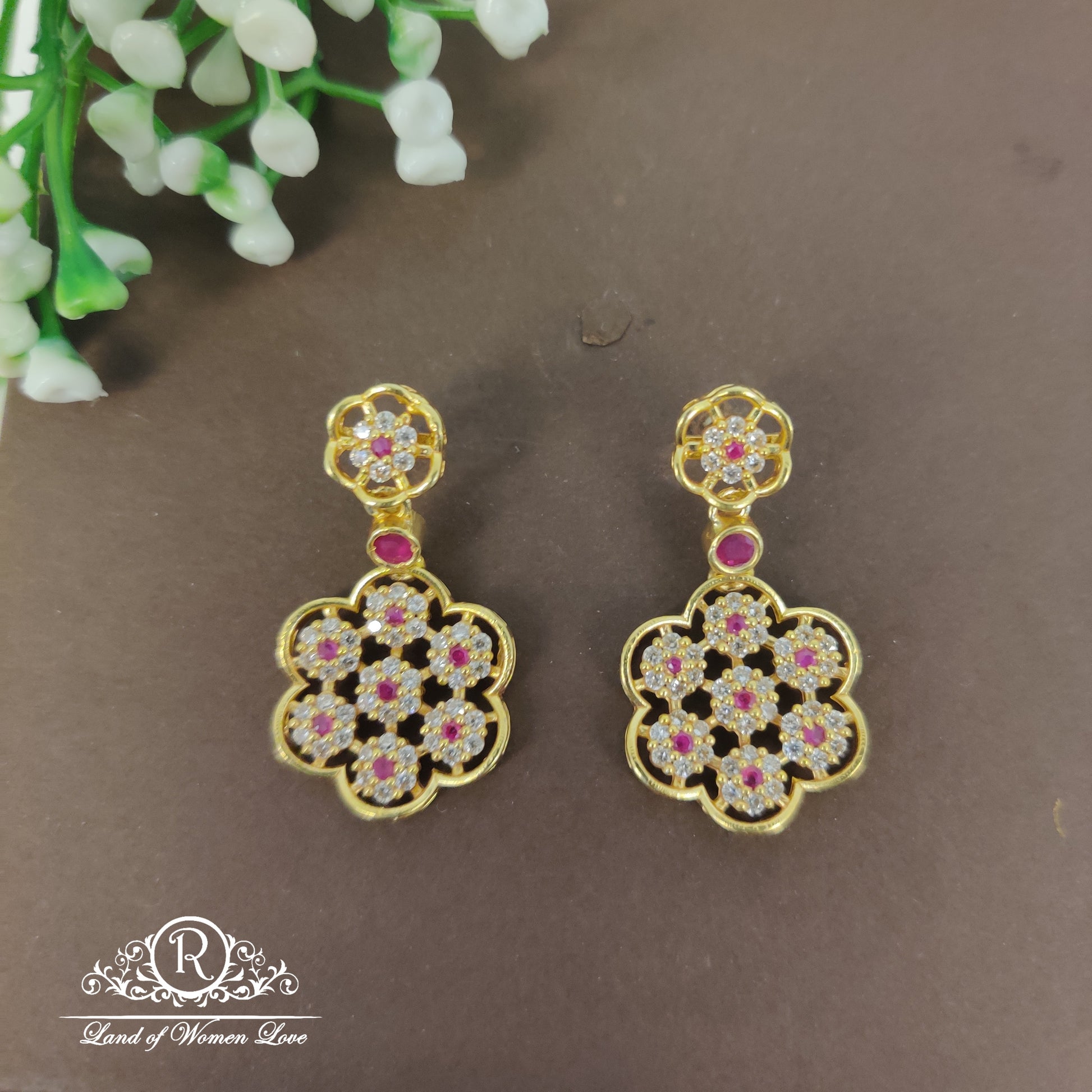 earrings beautiful silver earrings-rcm791 92.5 silver ramala jewelry / ramala collections