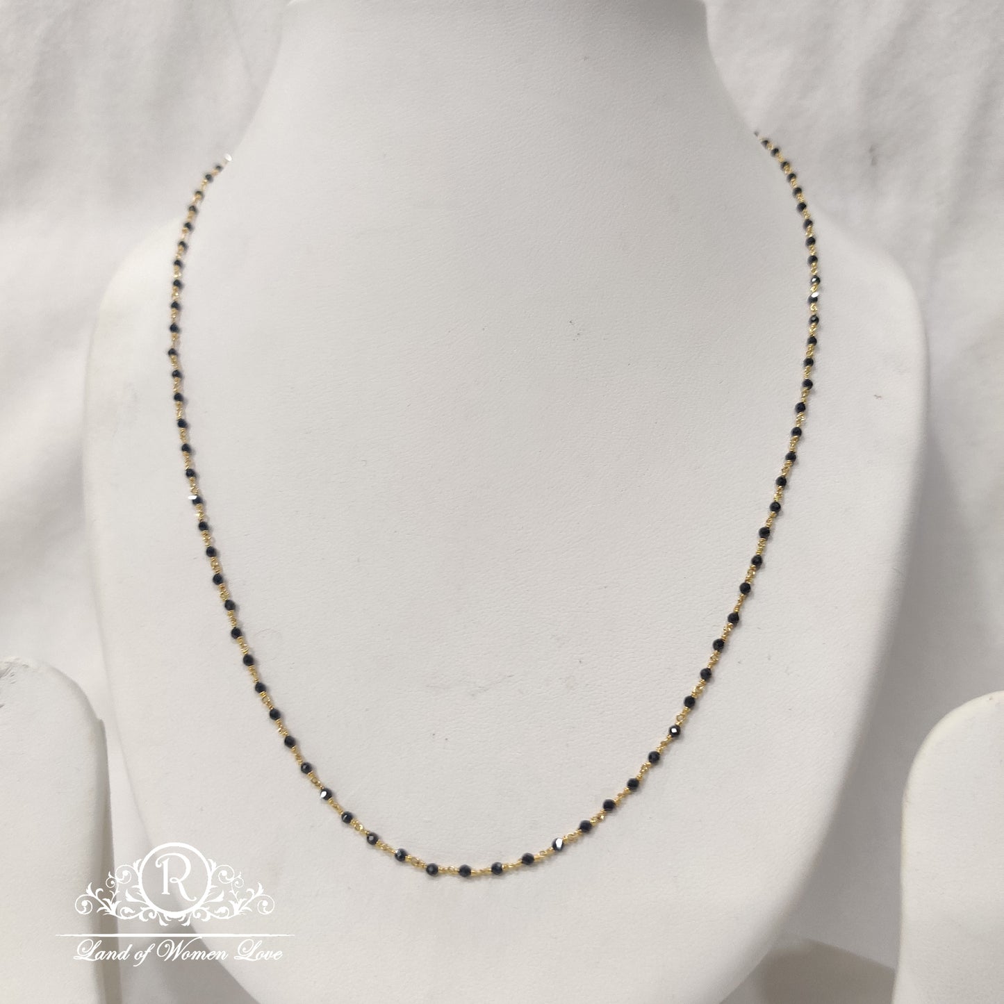 silver black beads rch341 92.5 silver ramala jewelry / ramala collections