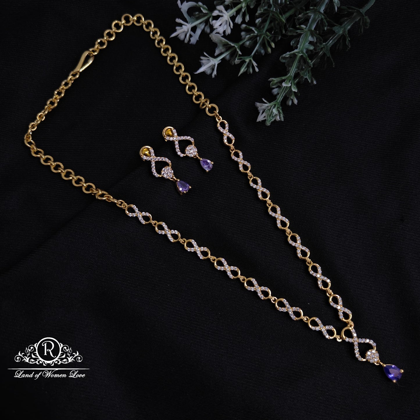 earrings 92.5 silver light weight necklace kids special designs cz 92.5 silver ramala jewelry / ramala collections