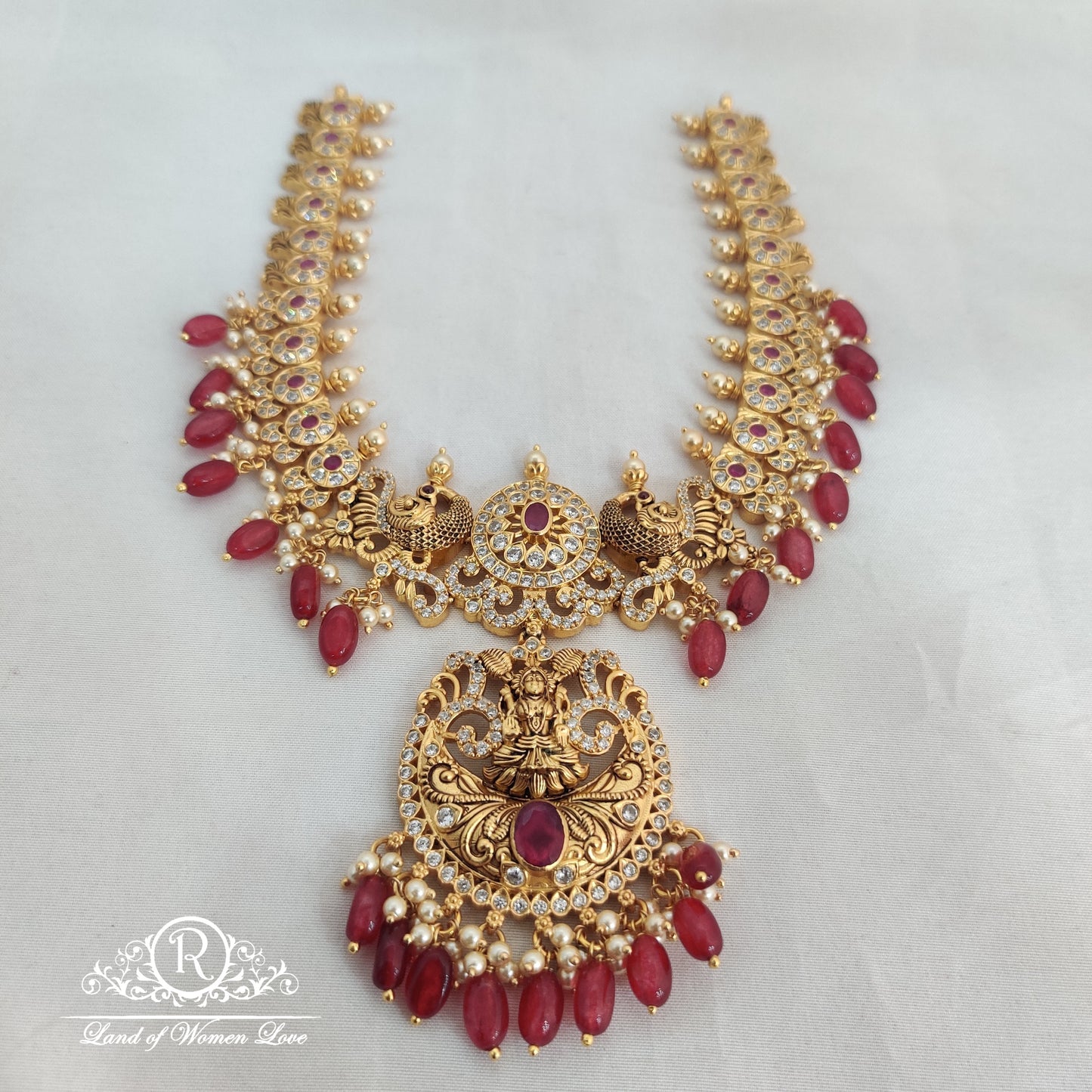 Beautiful Original CZ- Silver Necklace-RCM901