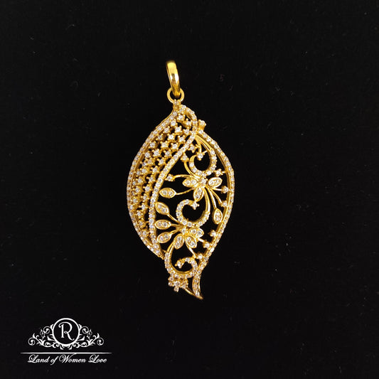 pendant white stones silver pendant-rc85-70cp040 92.5 silver ramala jewelry / ramala collections