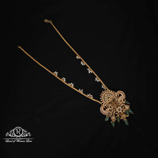 Silver pearls Pendant Chain-RCP090