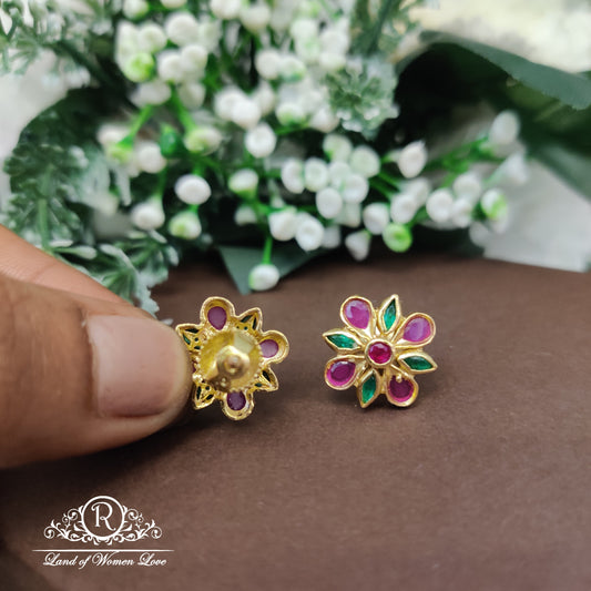 Simple and cute Silver Studs-RC85-70CP058