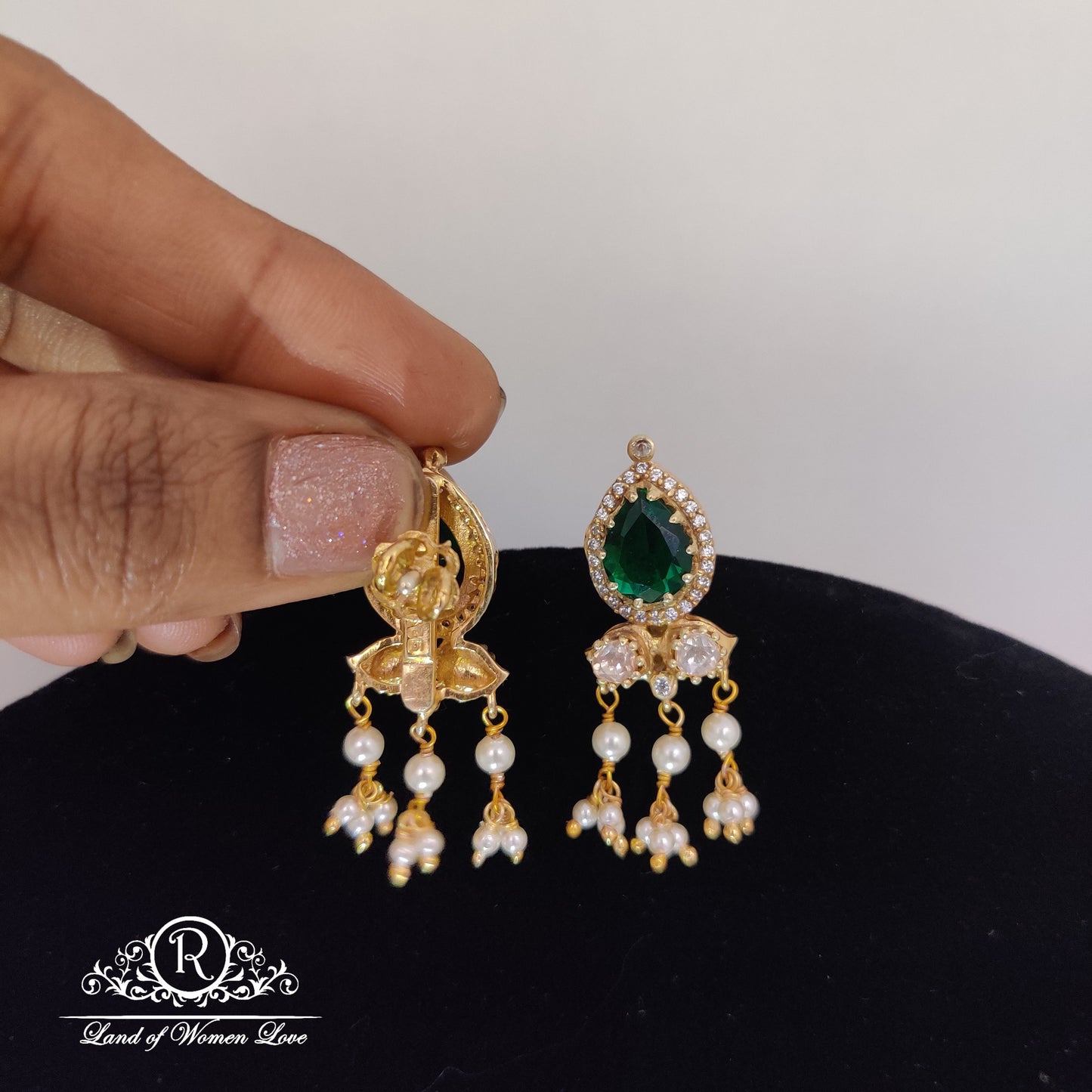 Beautiful Silver Earrings-RC145-95NP01