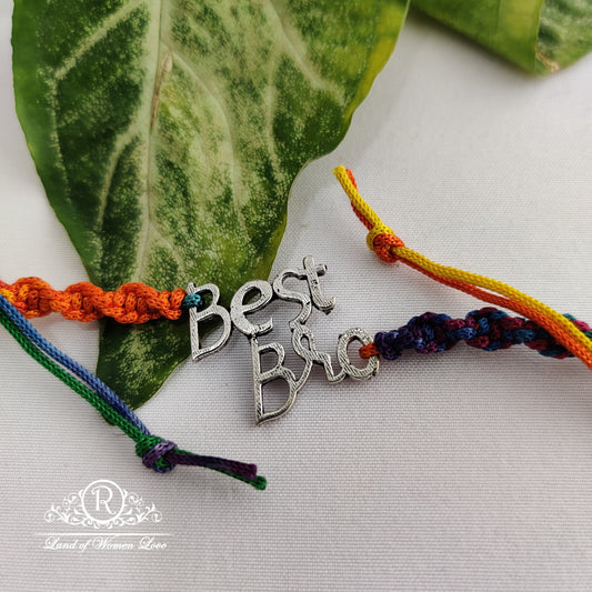 92.5 silver beautiful stylish best bro rakhi :rch246 92.5 silver ramala jewelry / ramala collections