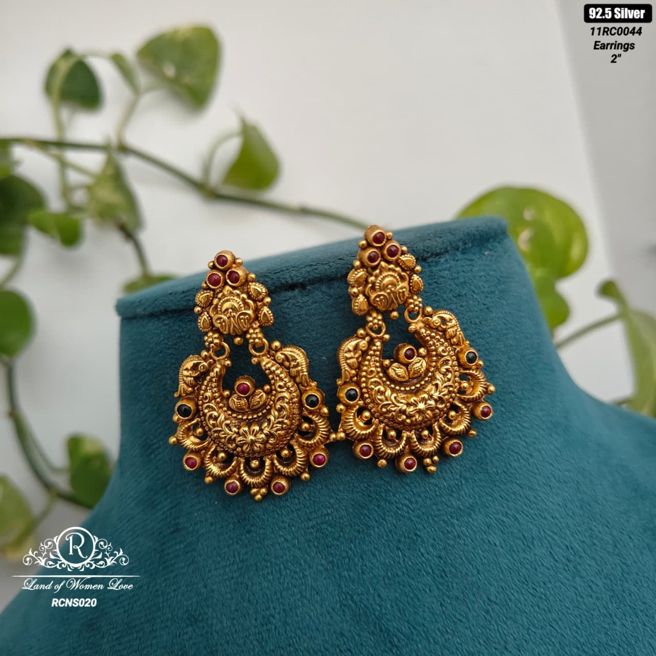 earrings silver simple and cute earrings-rcns020 92.5 silver ramala jewelry / ramala collections