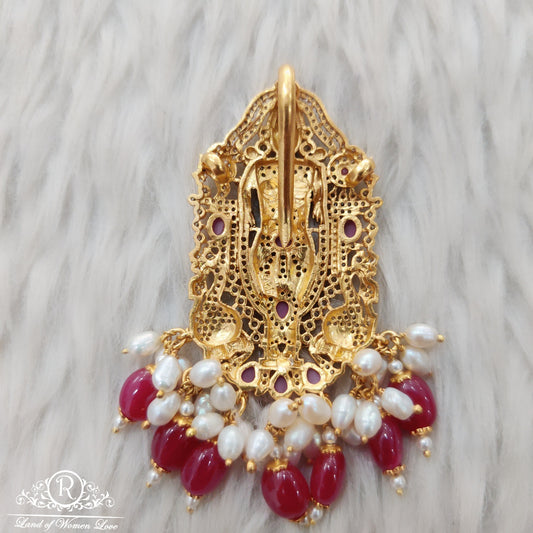 Silver venkateswara swamy locketRCH0016