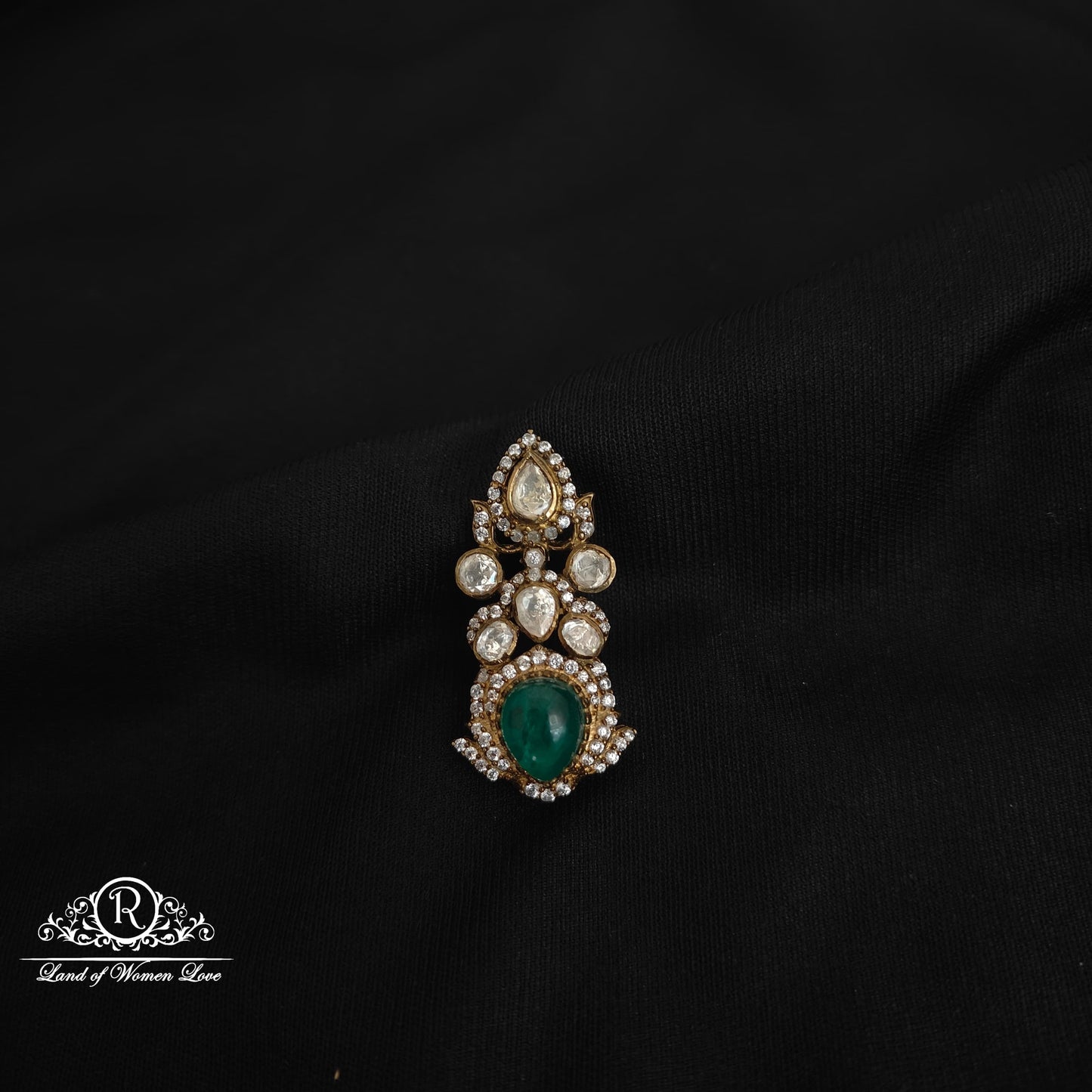pendant 92.5 silver simple and cute victorian pendant -rcp128 92.5 silver ramala jewelry / ramala collections