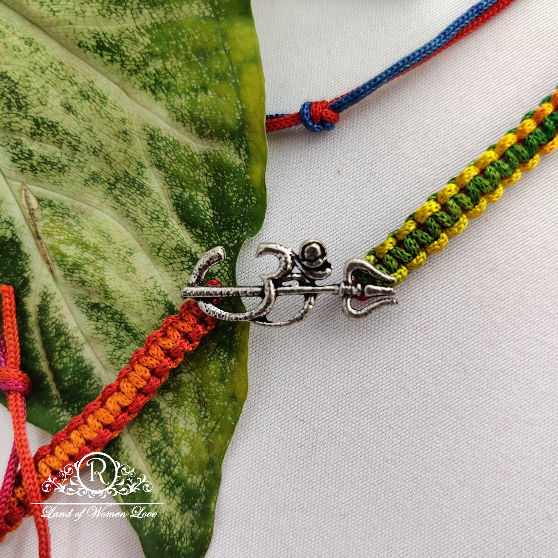 92.5 silver beautiful thrisulam rakhi rcg130,rcg136 92.5 silver ramala jewelry / ramala collections