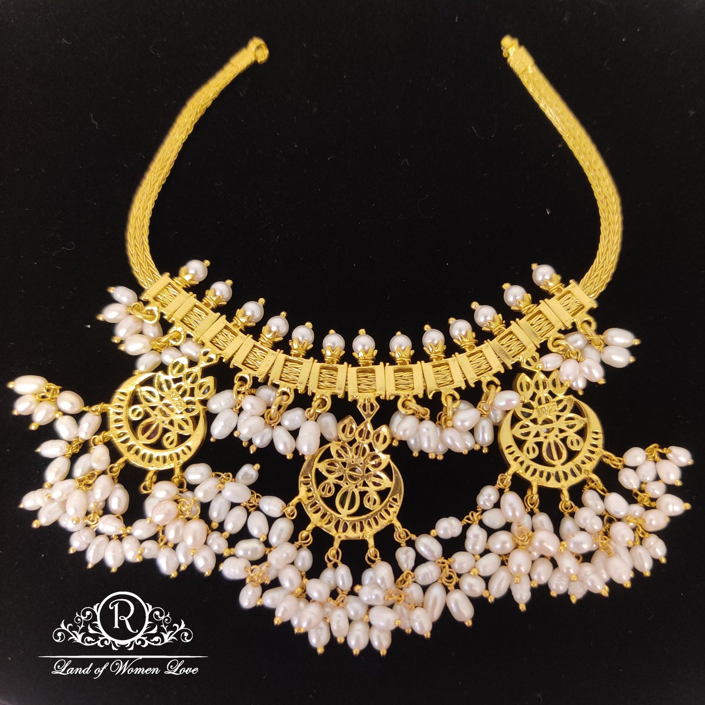 Gutta Pusalu CZ- Silver Necklace-RC85-70CP04