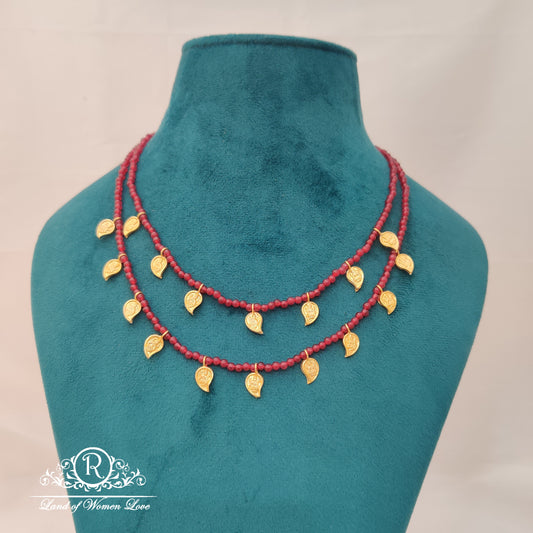 simple and cute beads with mango locketsã¢å“â¨20"-rch500 92.5 silver ramala jewelry / ramala collections