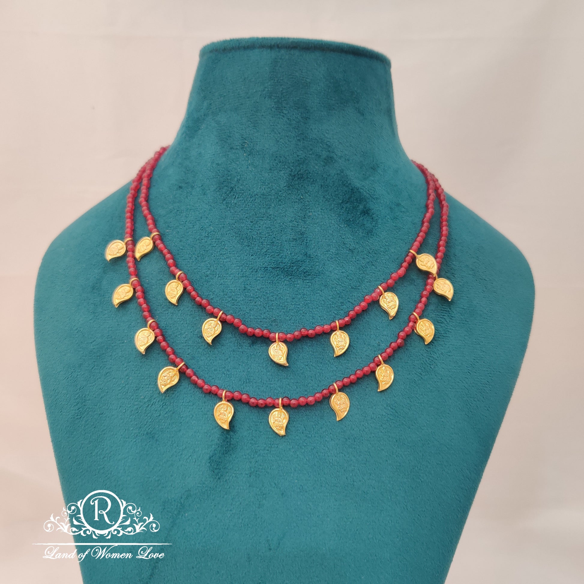 simple and cute beads with mango locketsã¢å“â¨20"-rch500 92.5 silver ramala jewelry / ramala collections