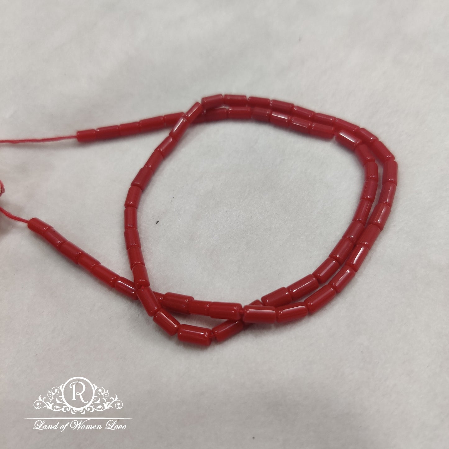 coral beads mala-b006 coral 92.5 silver ramala jewelry / ramala collections