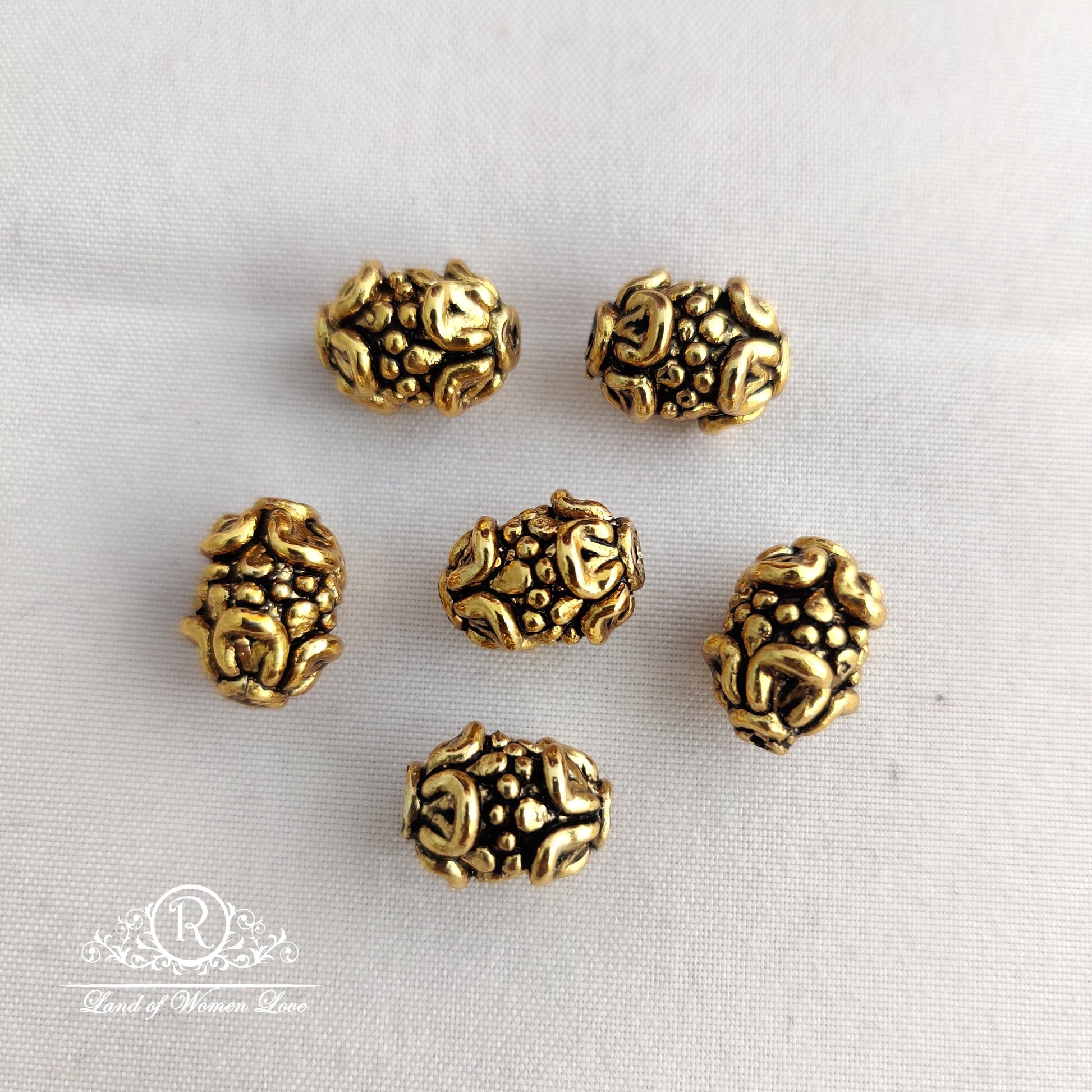 silver base gold polish nakshi ball :rcp002 92.5 silver ramala jewelry / ramala collections