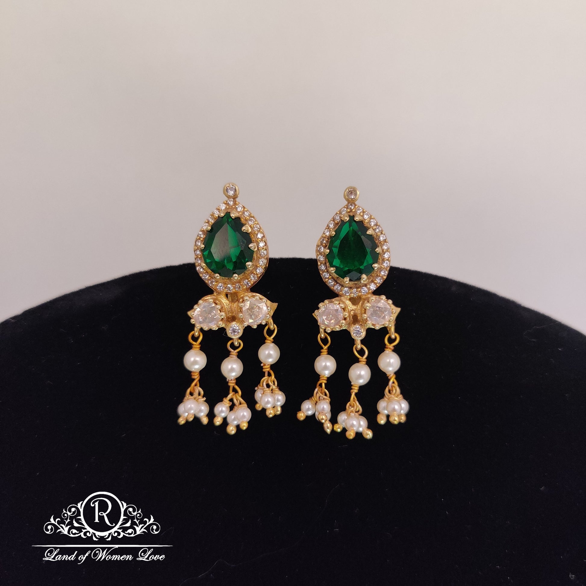 earrings beautiful silver earrings-rc145-95np01 92.5 silver ramala jewelry / ramala collections