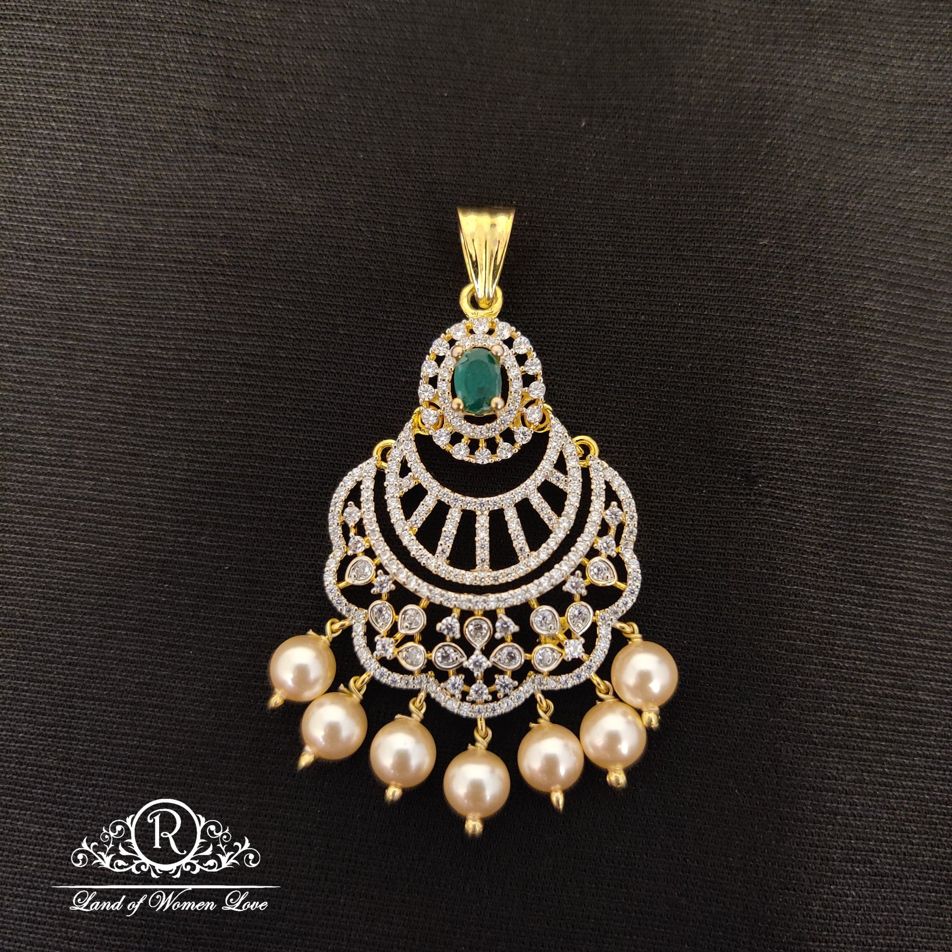 diamond finishing silver locket-rc85-90cp025 92.5 silver ramala jewelry / ramala collections