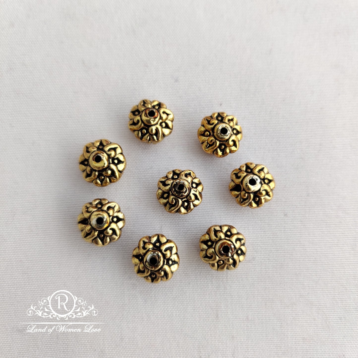 silver base gold polish nakshi ball:rcp004 92.5 silver ramala jewelry / ramala collections