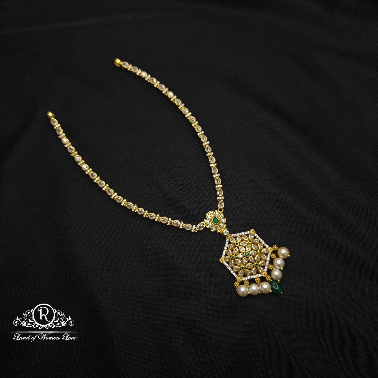 necklace 92.5 silver beautiful necklace-rcm1054 92.5 silver ramala jewelry / ramala collections