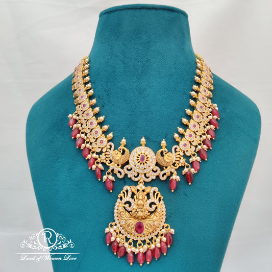 necklace beautiful original cz- silver necklace-rcm901 cz 92.5 silver ramala jewelry / ramala collections