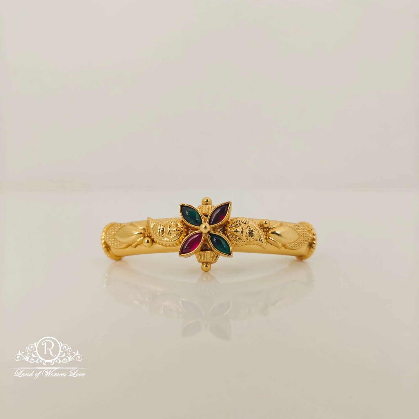 bangle flower design silver bangles top-rcm930 92.5 silver ramala jewelry / ramala collections