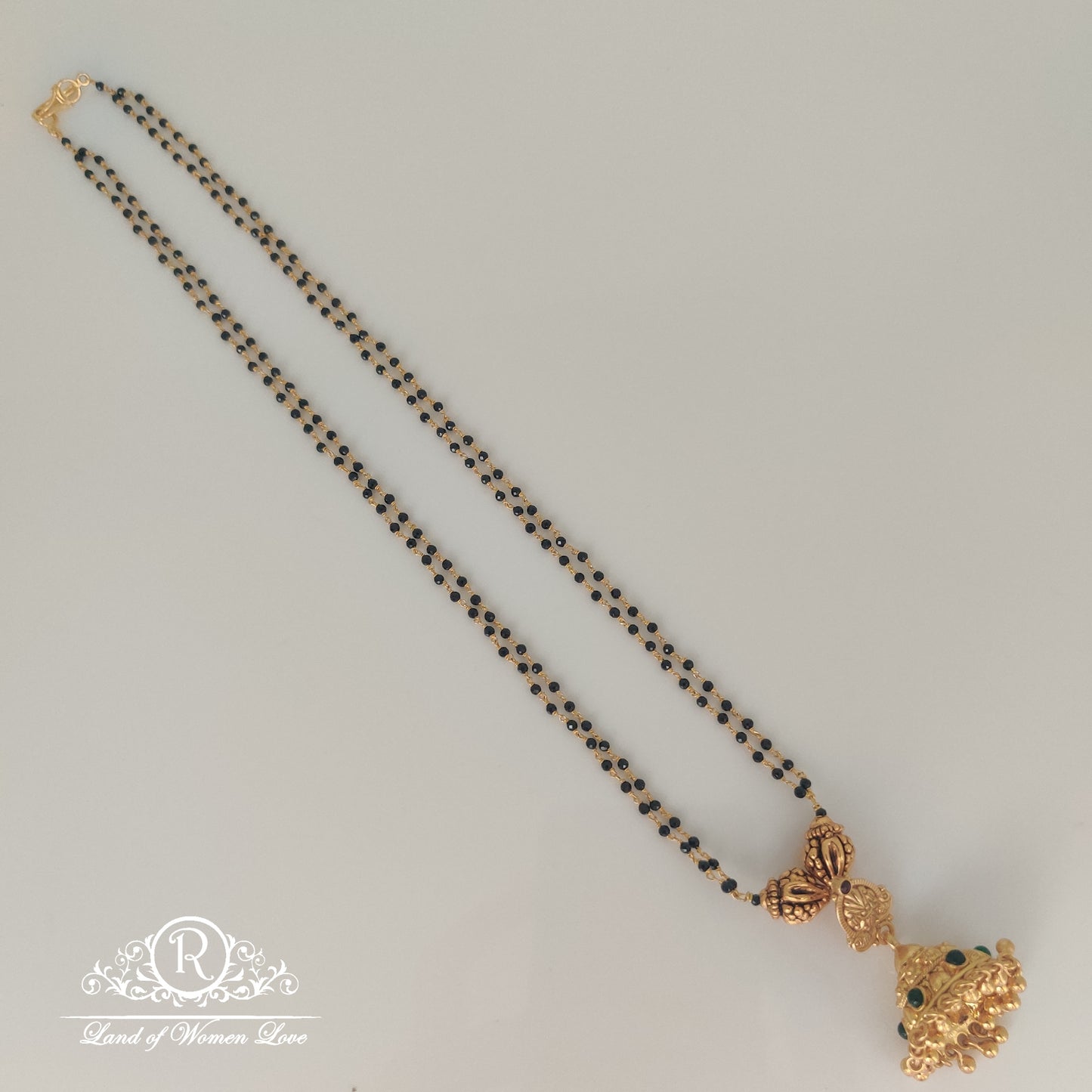 Unique design Silver Black beads-RCHK0090