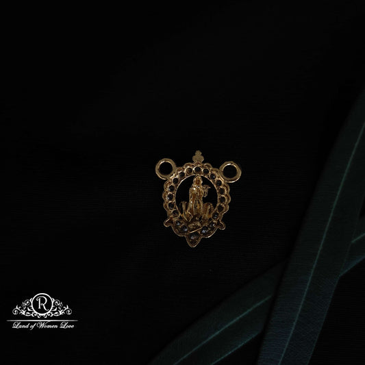 Lord Krishna Silver Mala locket-RCM1016