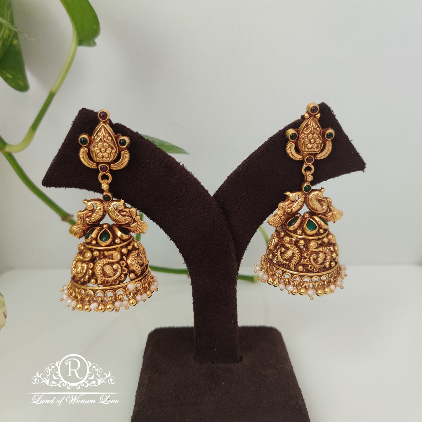 nakshi design silver jhumkas-rcm899 92.5 silver ramala jewelry / ramala collections