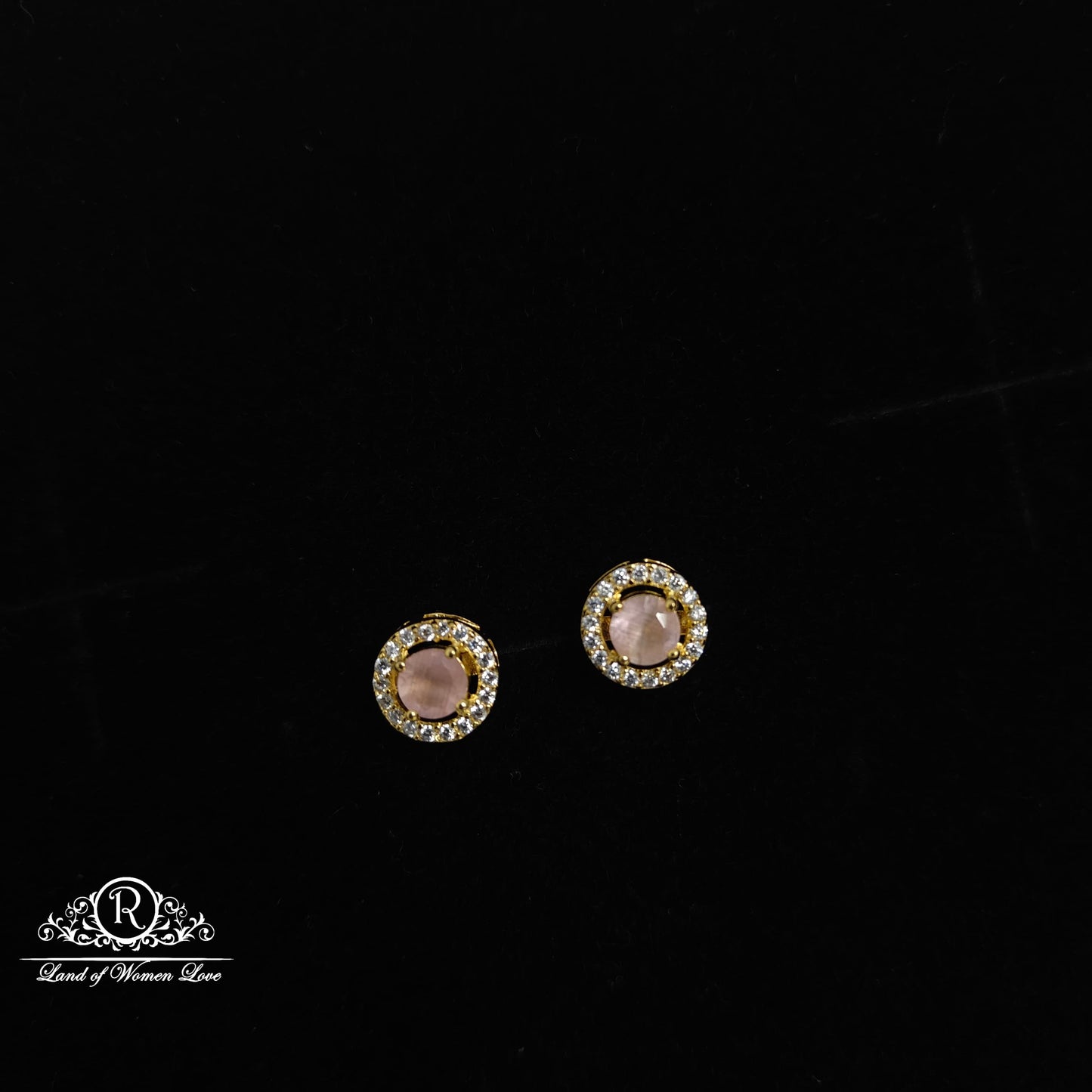 92.5 Silver CZ- stones beautiful pendant set-RCDS088