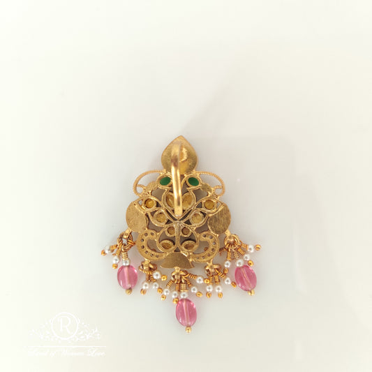 Kundan Silver pendant-RC85-105CP04