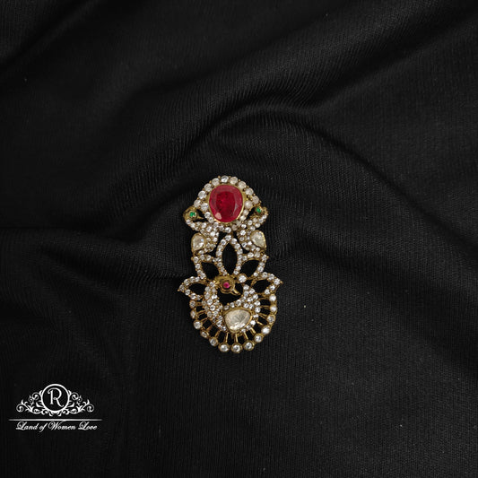 pendant 92.5 silver peacock design victorian pendant-rcp107 92.5 silver ramala jewelry / ramala collections