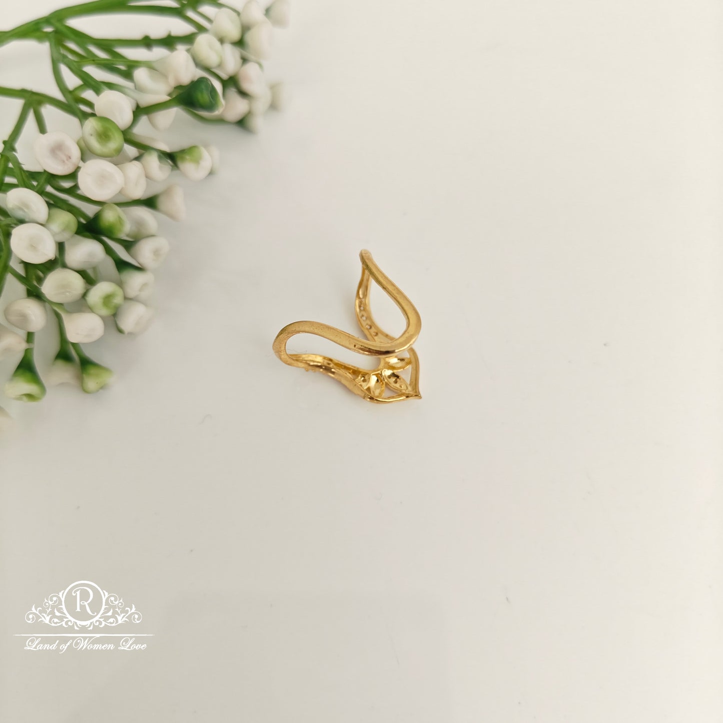 92.5 silver simple and Cute CZ- stones Vanki Ring -RCDS387