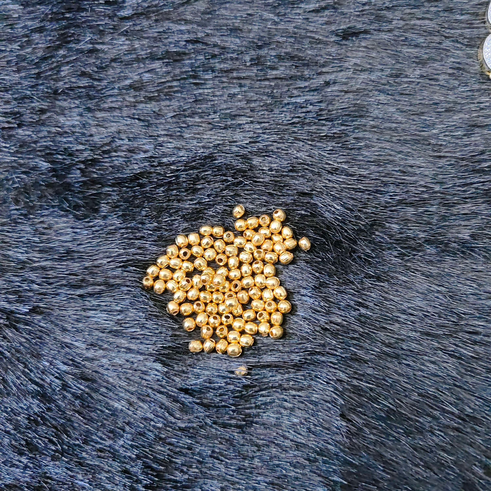 silver gold polish small balls -rcjr257 92.5 silver ramala jewelry / ramala collections