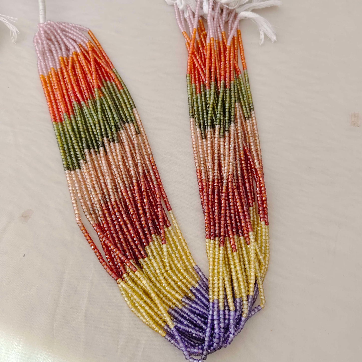 CZ-batti multi colour beads -RCMJ123