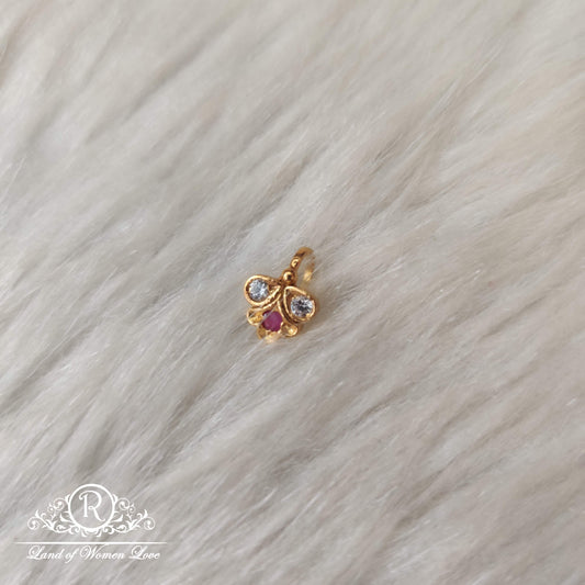 silver nose pins-ra64 92.5 silver ramala jewelry / ramala collections