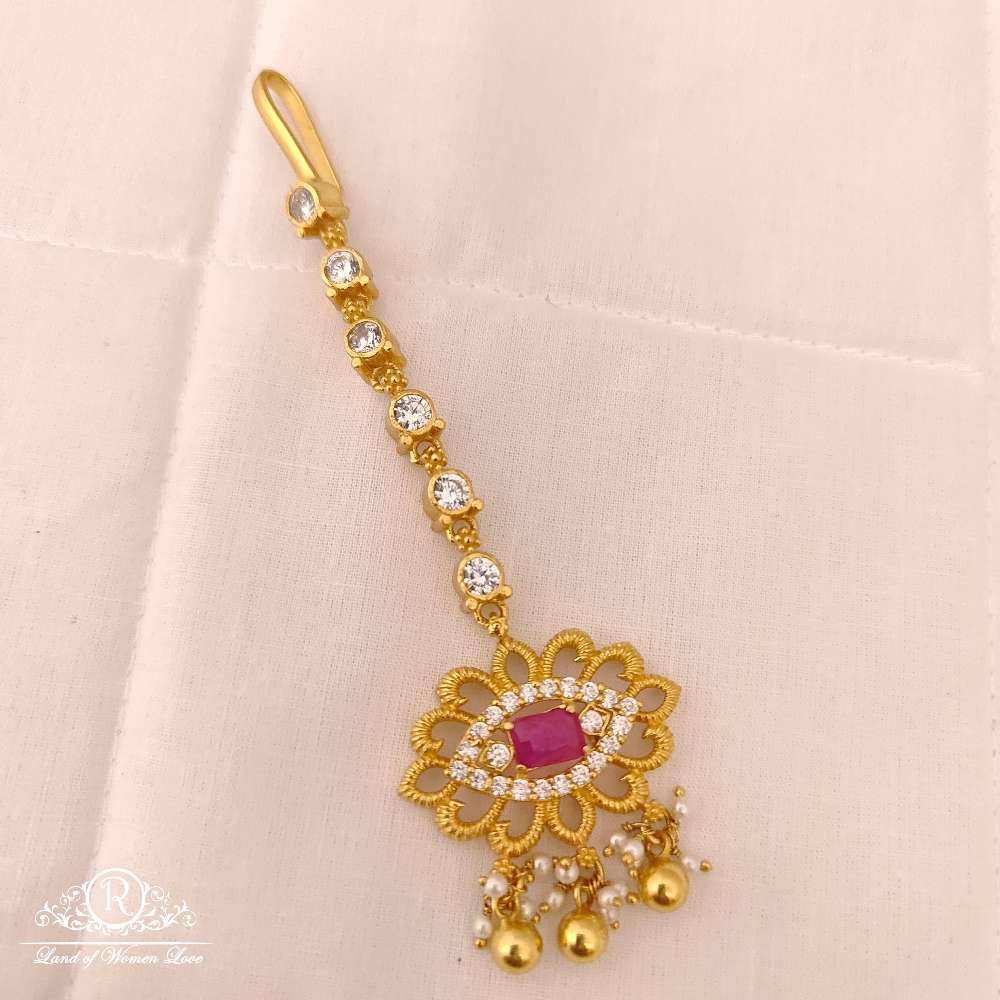 maang tikka silver long tikkas design-jr138 92.5 silver ramala jewelry / ramala collections