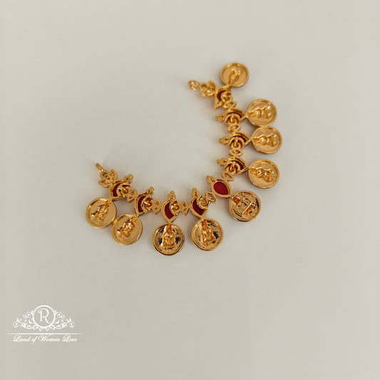 92.5 silver simple and Cute coral mala locket  -RCDS378