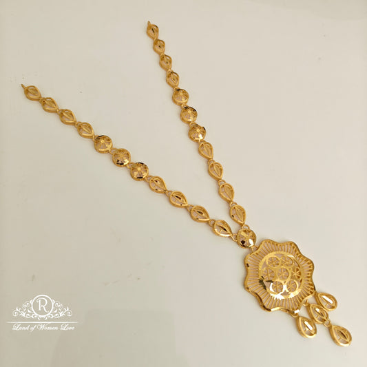 92.5 silver beautiful necklace with earrings set -RCM180