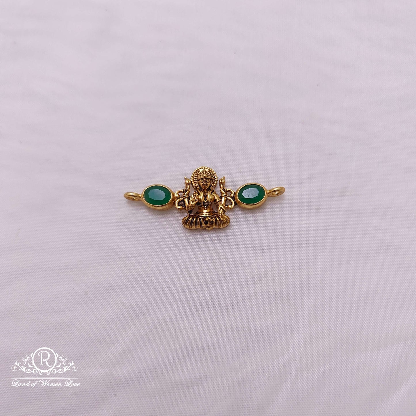 silver lakshmi devi locket -rcm639 92.5 silver ramala jewelry / ramala collections